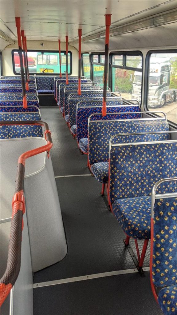 Upper Deck photo of a double decker Scania 1992